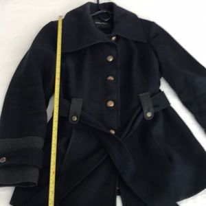 Náutica navy and gray  coat with belt M